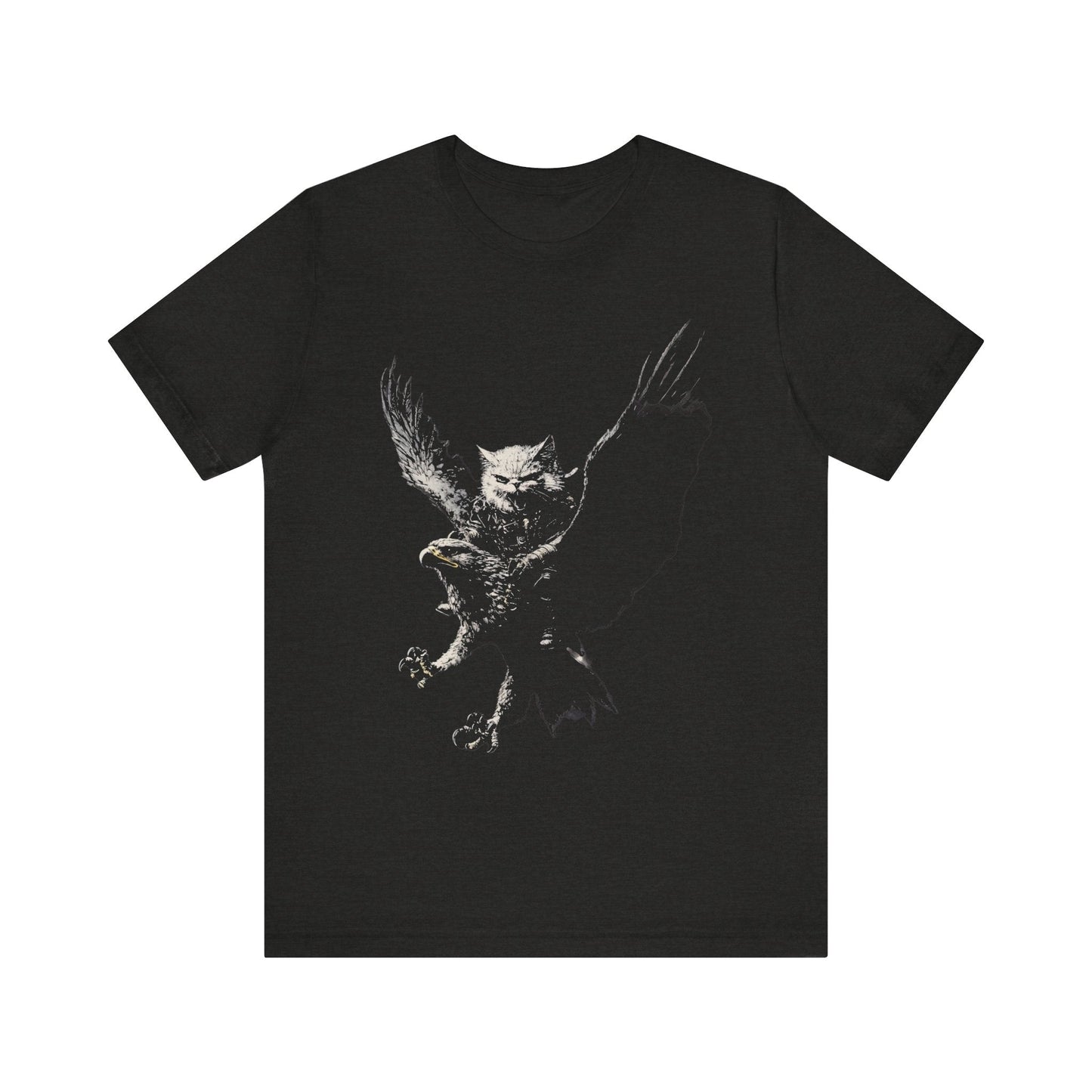 Epic Cat Eagle Graphic Tee Ã¢â‚¬â€œ Bold Animal Battle Shirt