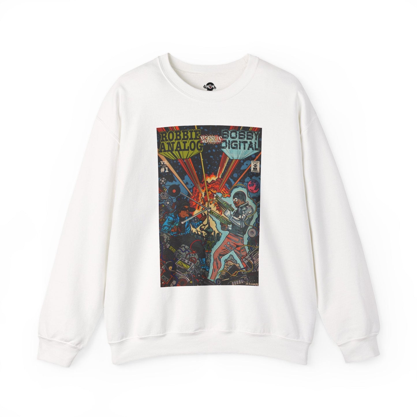 Analog vs. Digital - Unisex Heavy Blendâ„¢ Crewneck Sweatshirt