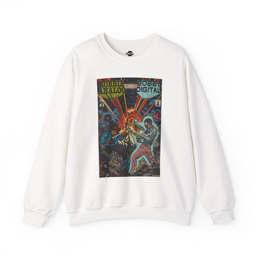 Analog vs. Digital - Unisex Heavy Blendâ„¢ Crewneck Sweatshirt