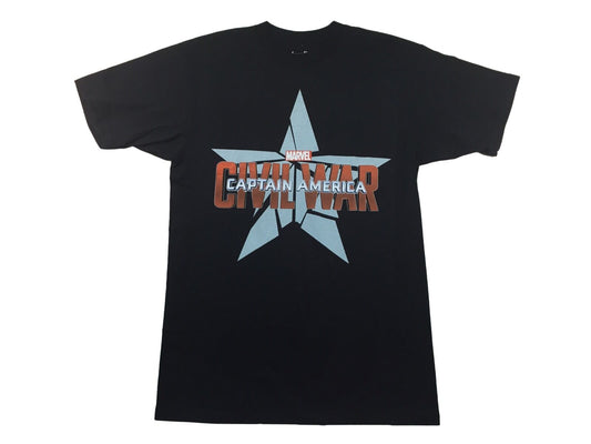 Captain America Civil War Shattered Star Adult T-Shirt - clothing by TeeHivey.com