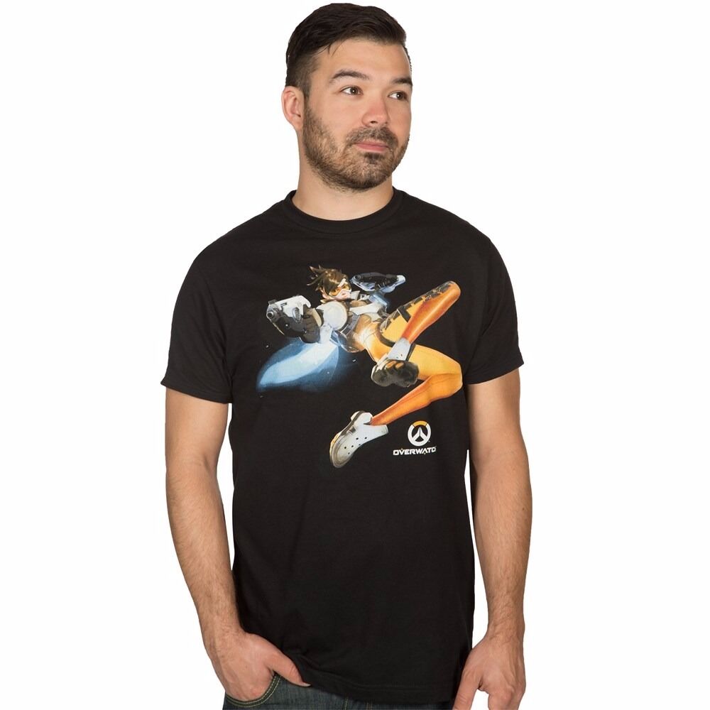 Overwatch Tracer The Cavalry's Here Adult T-Shirt - clothing by TeeHivey.com