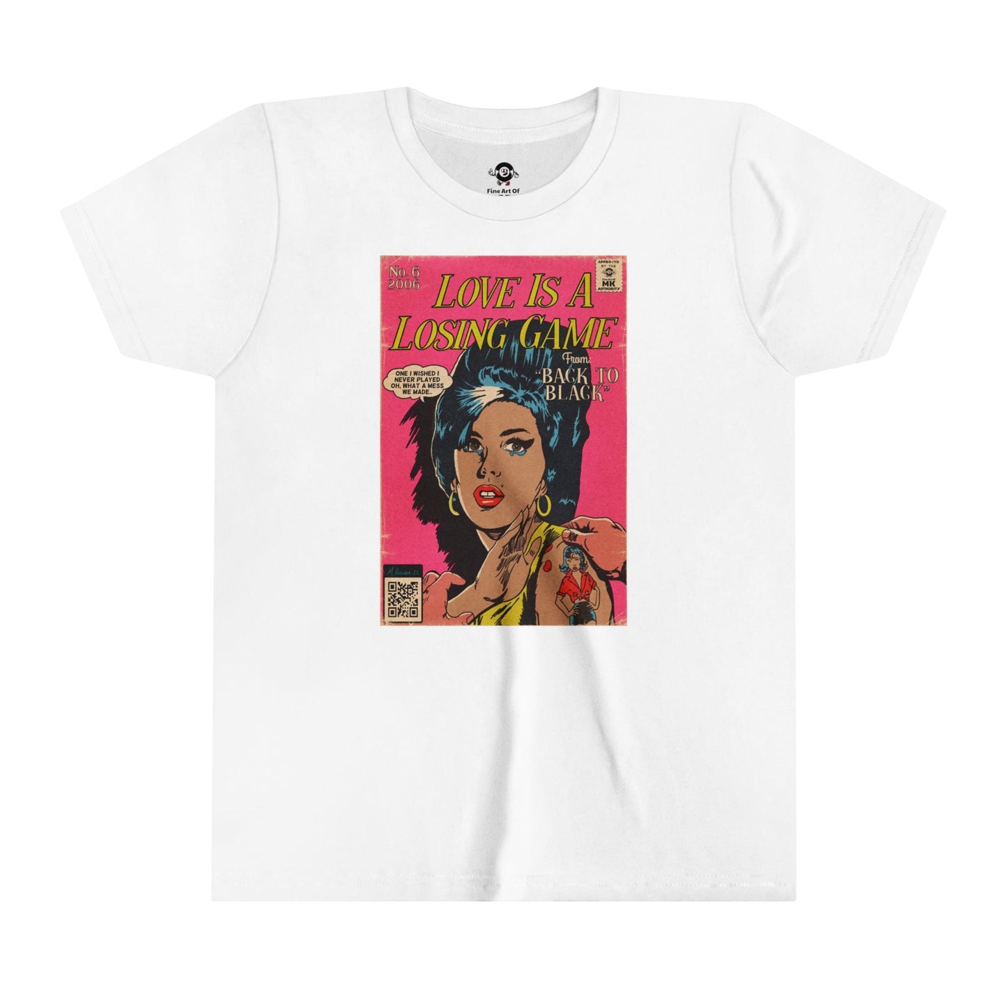 KIDS - Love is a Losing Game - Youth Short Sleeve Tee - clothing by TeeHivey.com (Image 3)