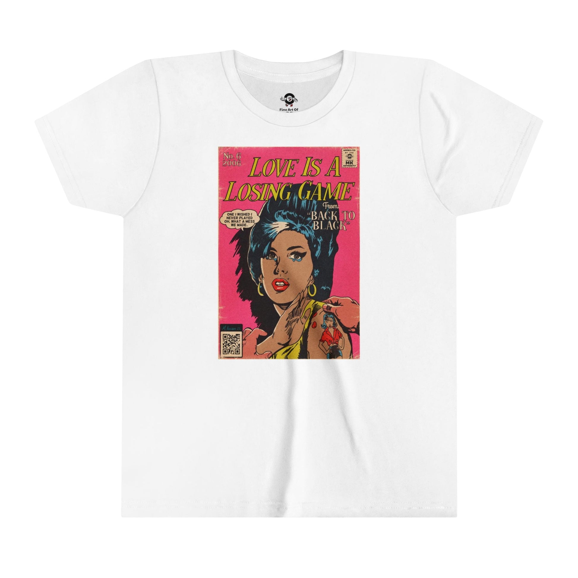 KIDS - Love is a Losing Game - Youth Short Sleeve Tee - clothing by TeeHivey.com (Image 3)