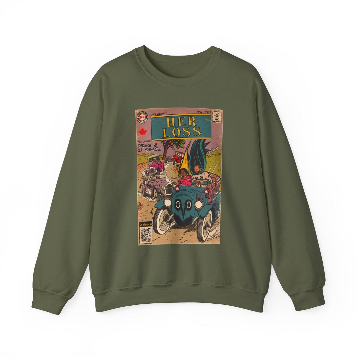 Her Loss - Unisex Heavy Blendâ„¢ Crewneck Sweatshirt