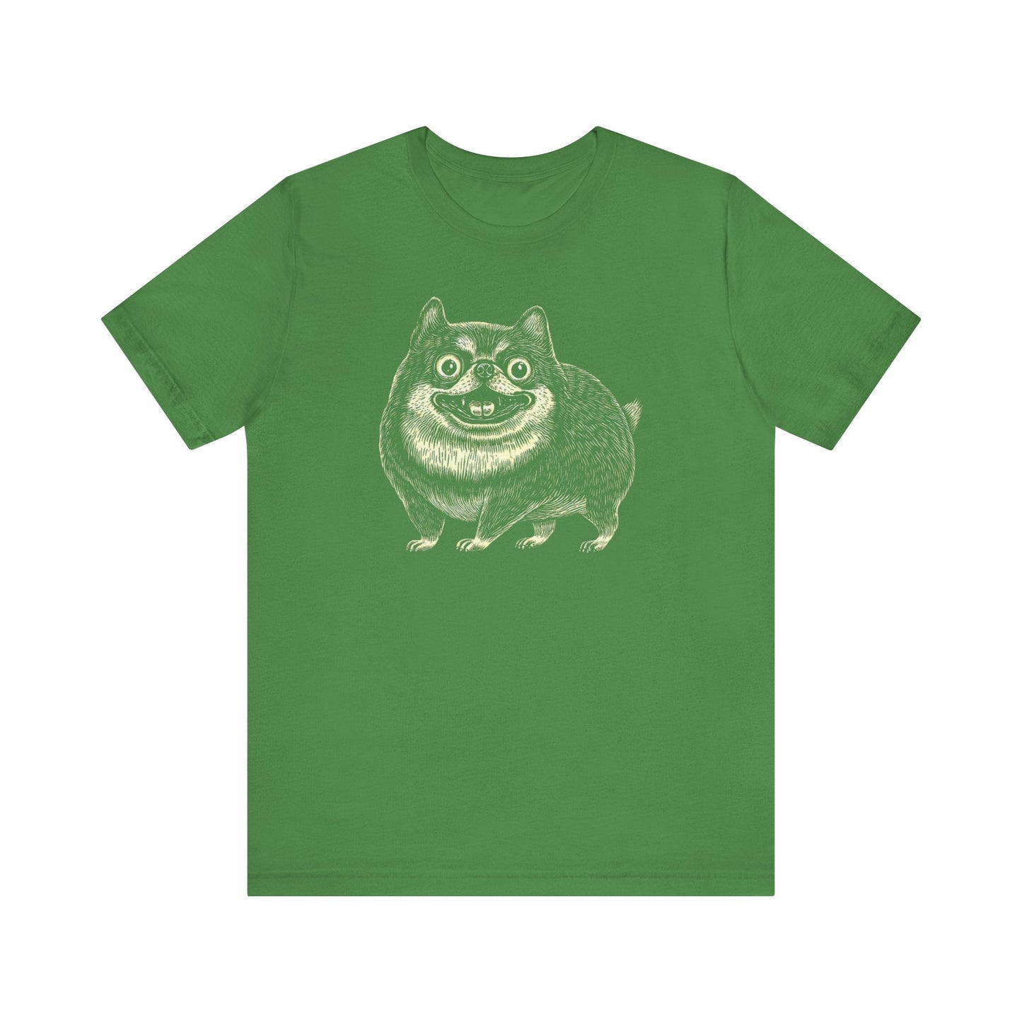 Quirky Smiling Shiba T-Shirt Ã¢â‚¬â€œ Funny Cartoon Dog Tee