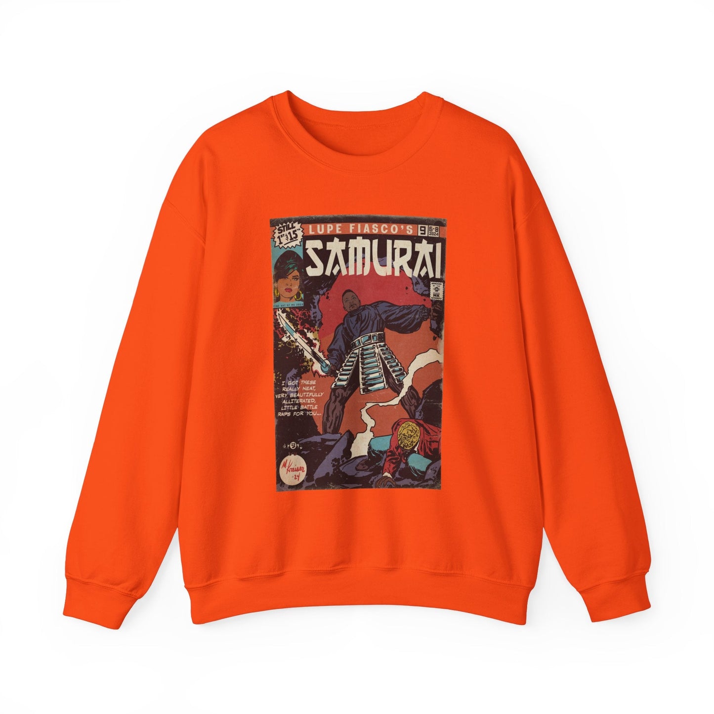 Samurai Unisex Heavy Blendâ„¢ Crewneck Sweatshirt