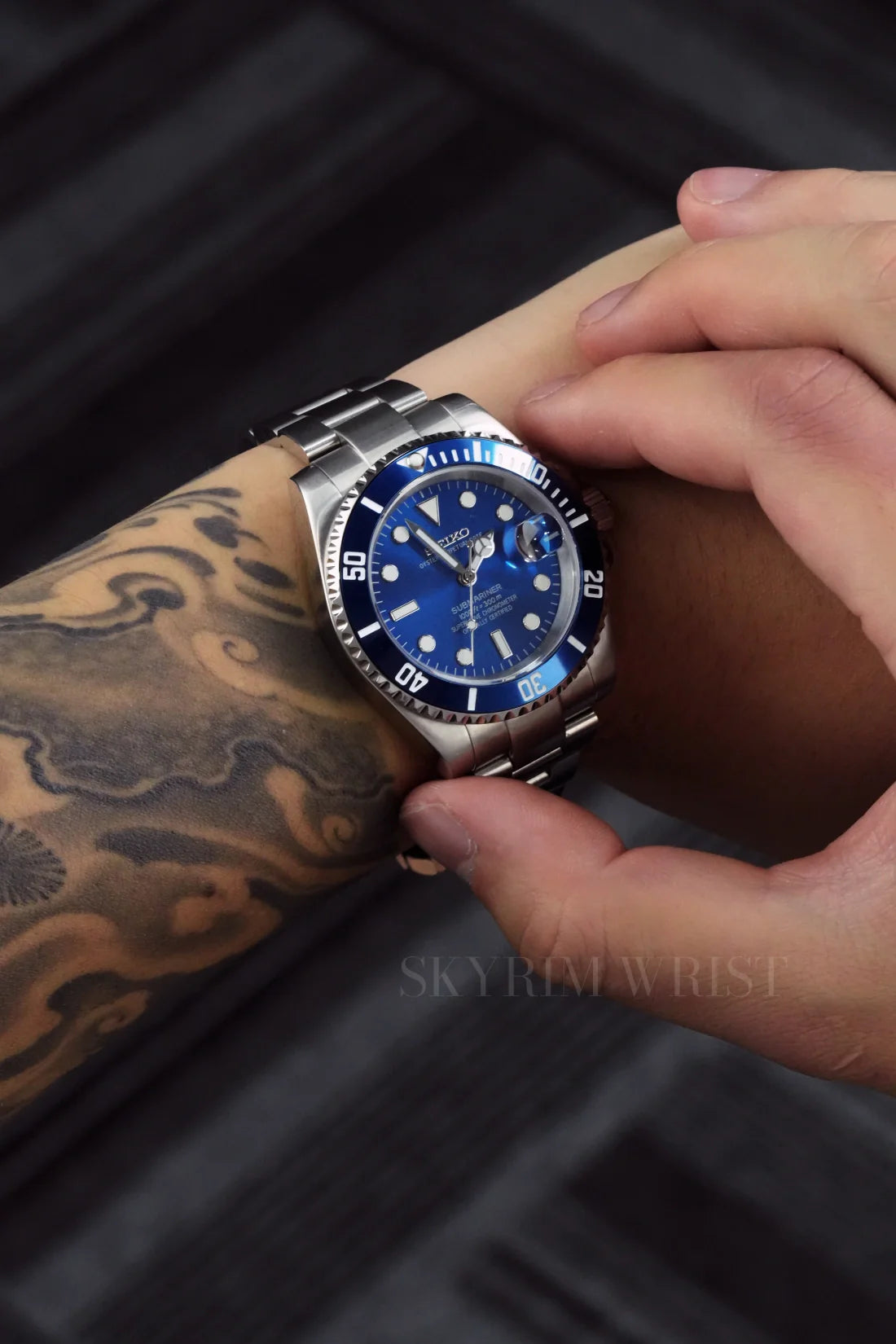 Mod Submariner Blue