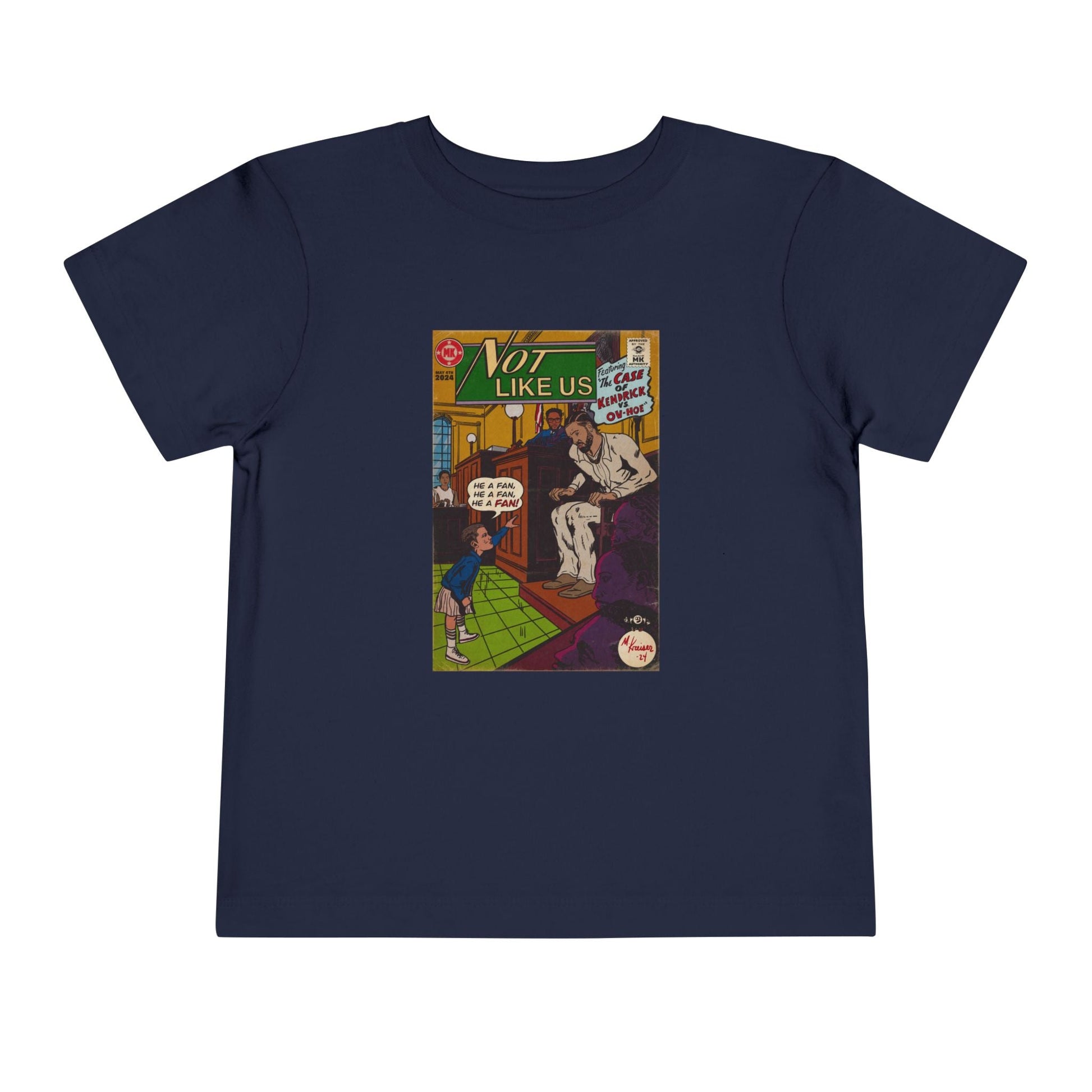 Not Like Us - Toddler Short Sleeve Tee - clothing by TeeHivey.com (Image 5)