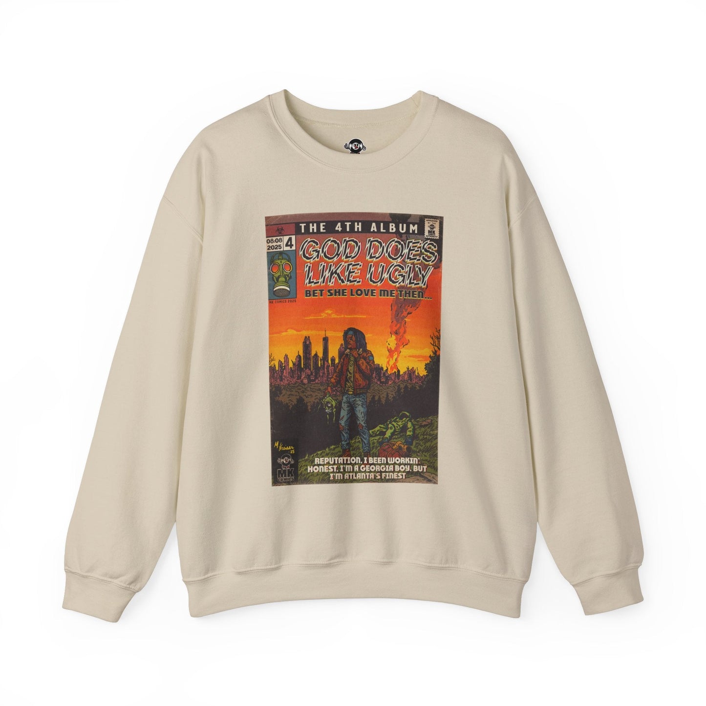 God Does Like Ugly - Unisex Heavy Blendâ„¢ Crewneck Sweatshirt