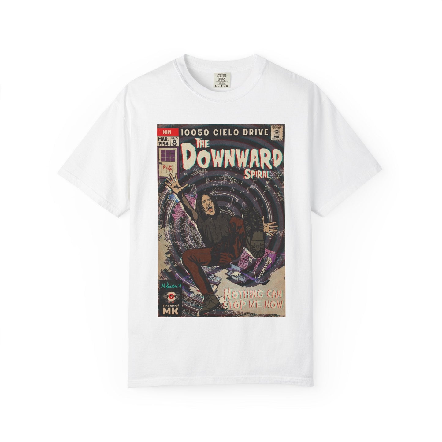 The Downward Spiral - Unisex Comfort Colors T-shirt