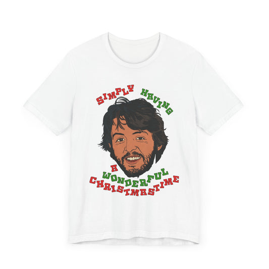Paul - Wonderful Christmastime - Unisex Jersey Short Sleeve Tee