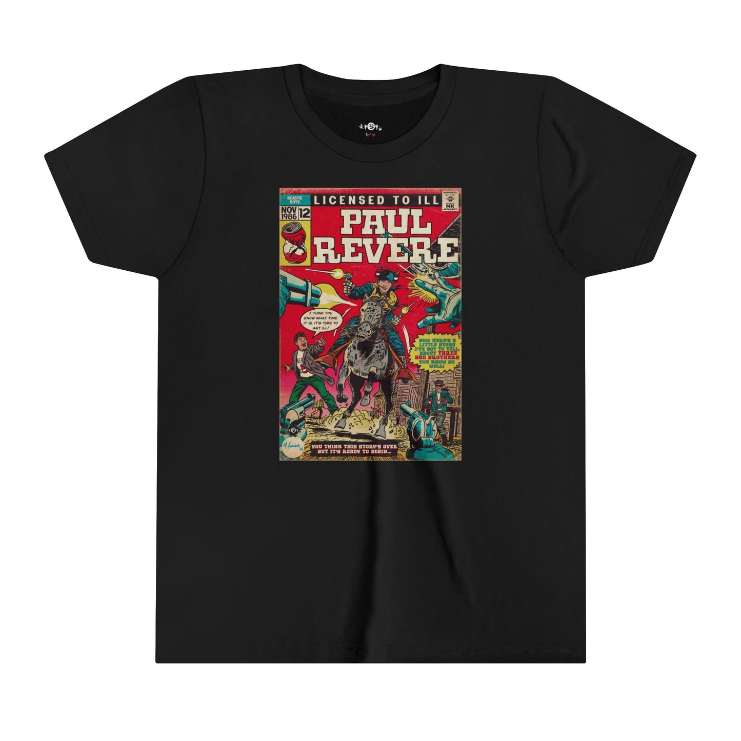 KIDS - Paul Revere - Youth Short Sleeve Tee - clothing by TeeHivey.com (Image 2)