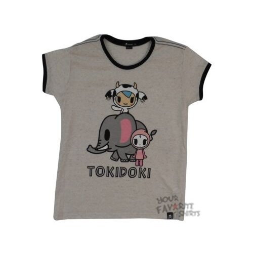 Tokidoki Elephant Love Mozzarella Ciao Ciao Fashion Junior T-Shirt - clothing by TeeHivey.com