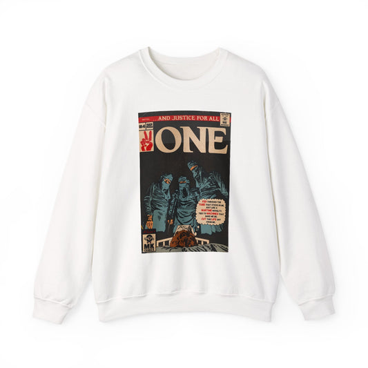 One - Comic Book Art - Unisex Heavy Blendâ„¢ Crewneck Sweatshirt