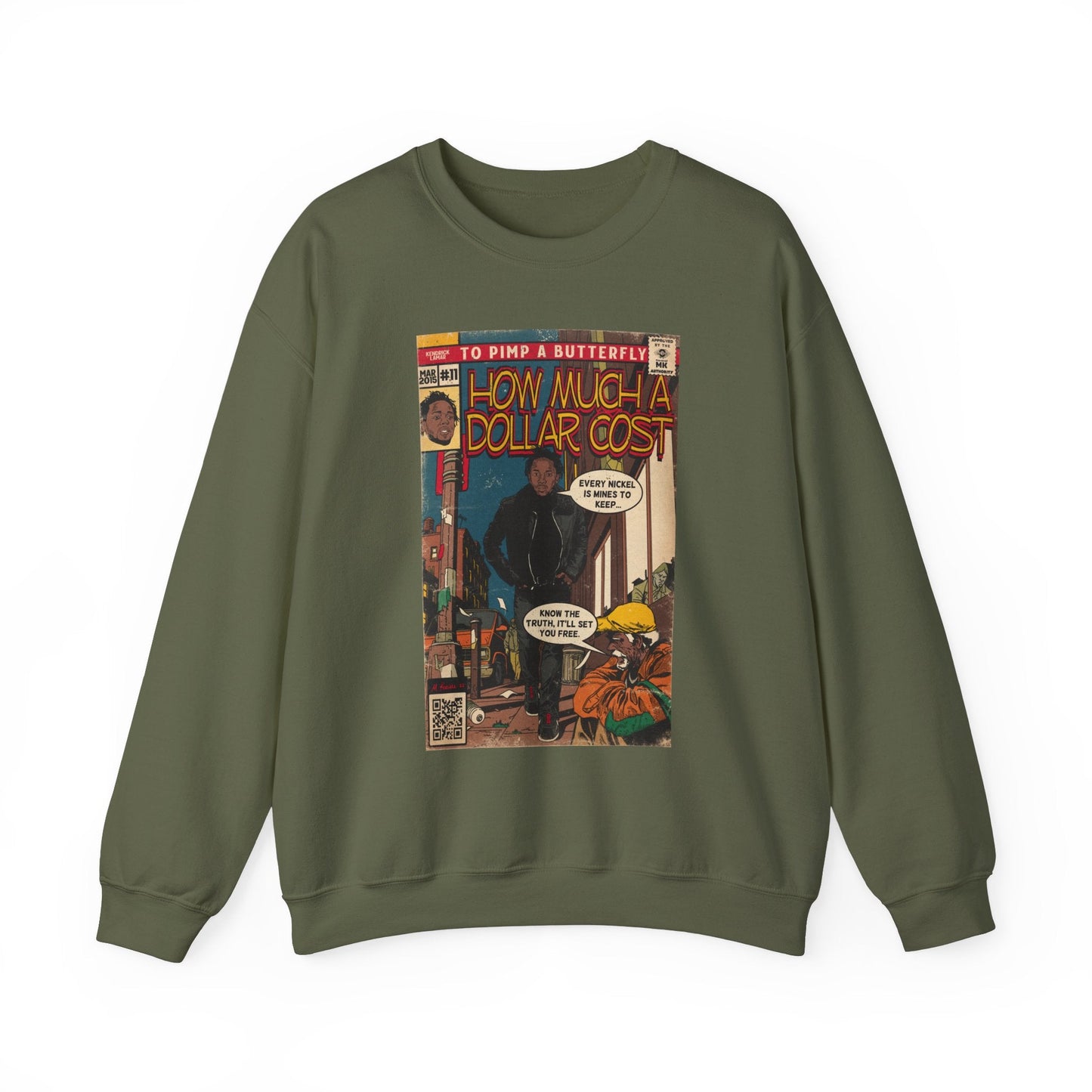 How Much A Dollar Cost- Unisex Heavy Blendâ„¢ Crewneck Sweatshirt