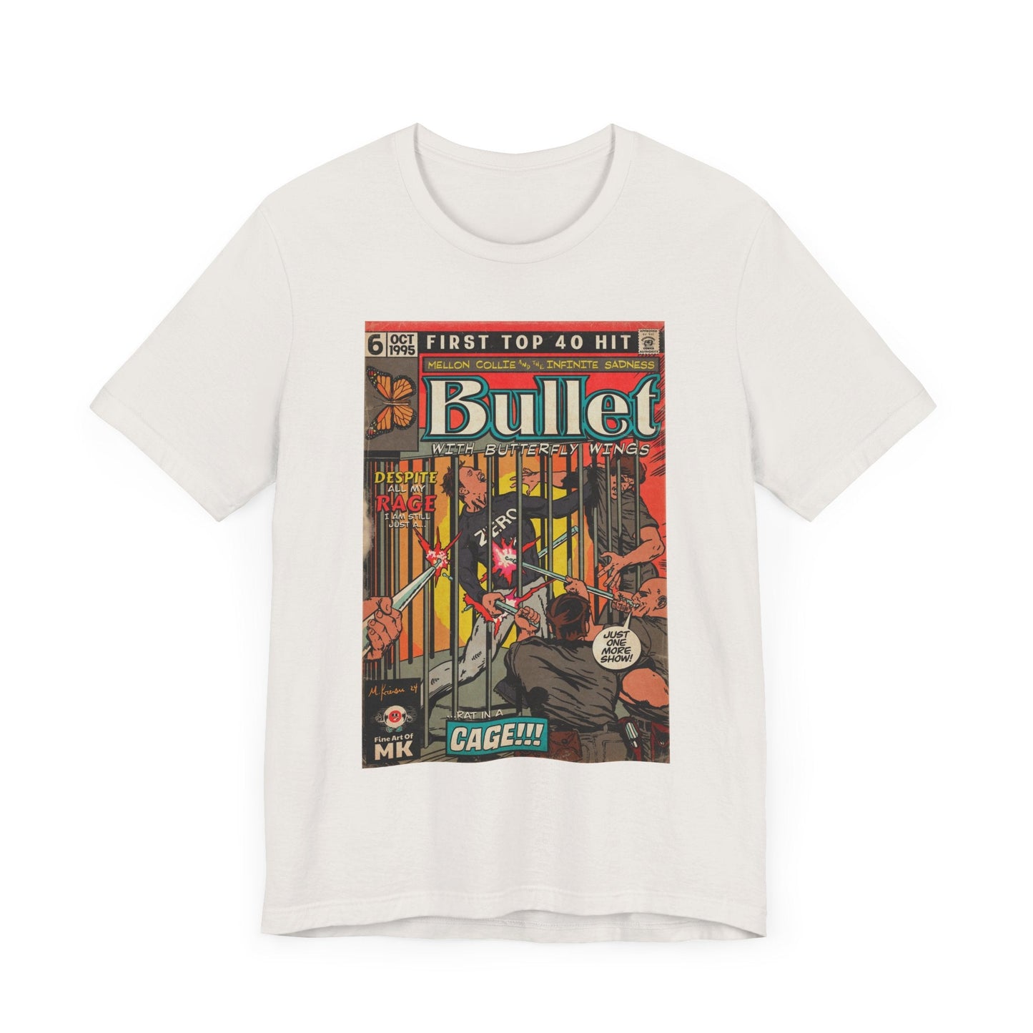 Bullet With Butterfly Wings - Unisex Jersey Short Sleeve Tee