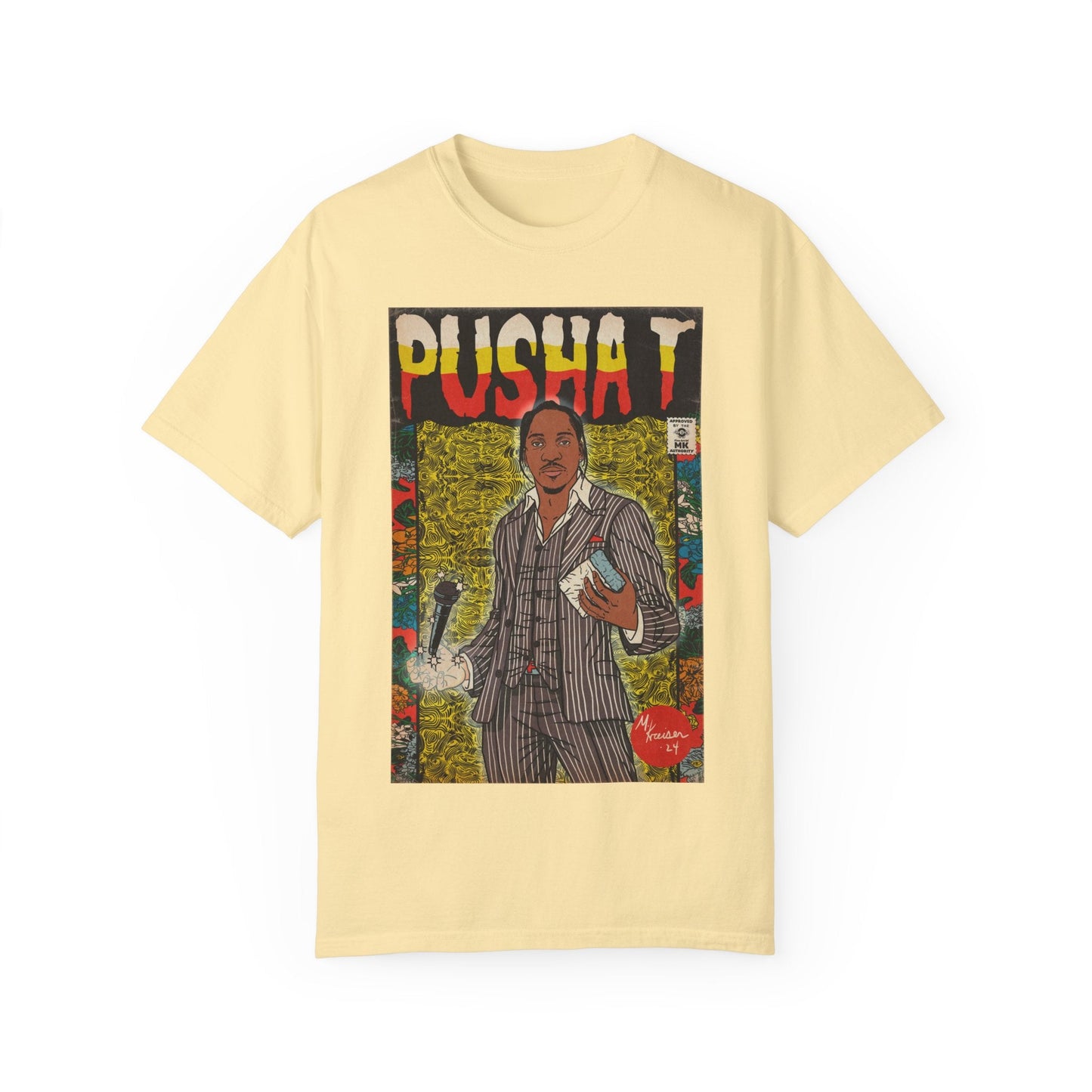 Push - Comic Book Art - Unisex Comfort Colors T-shirt