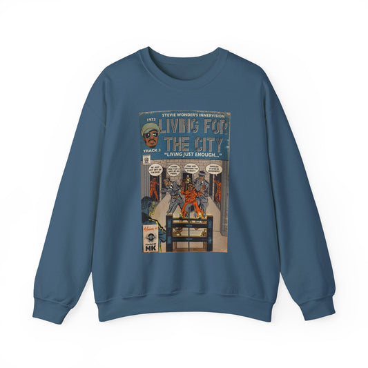 Living For The City - Unisex Heavy Blendâ„¢ Crewneck Sweatshirt