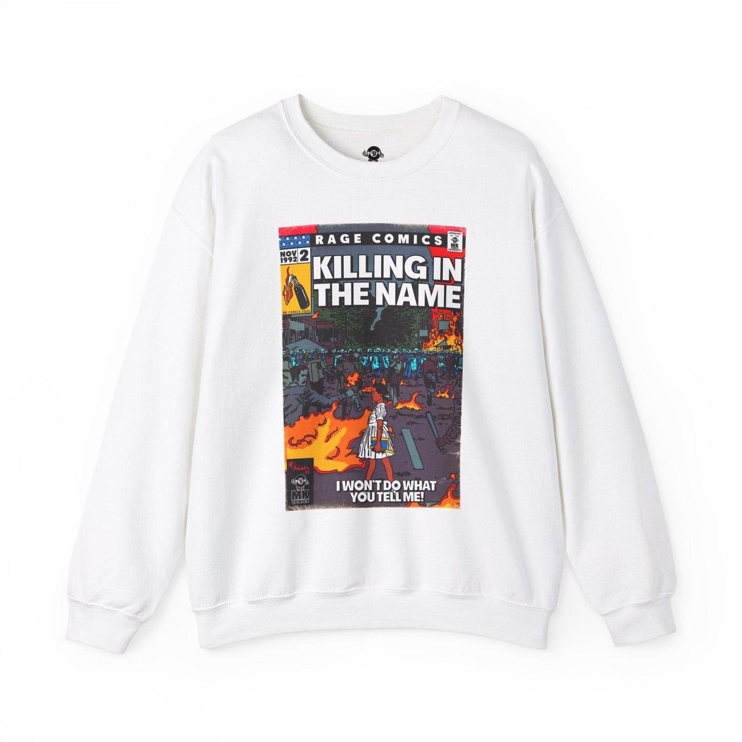 Rage - Killing In the Name - Unisex Heavy Blendâ„¢ Crewneck Sweatshirt
