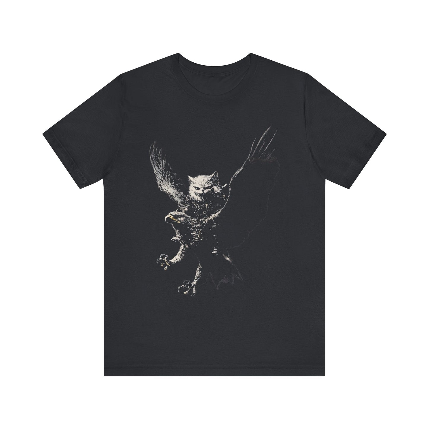 Epic Cat Eagle Graphic Tee Ã¢â‚¬â€œ Bold Animal Battle Shirt