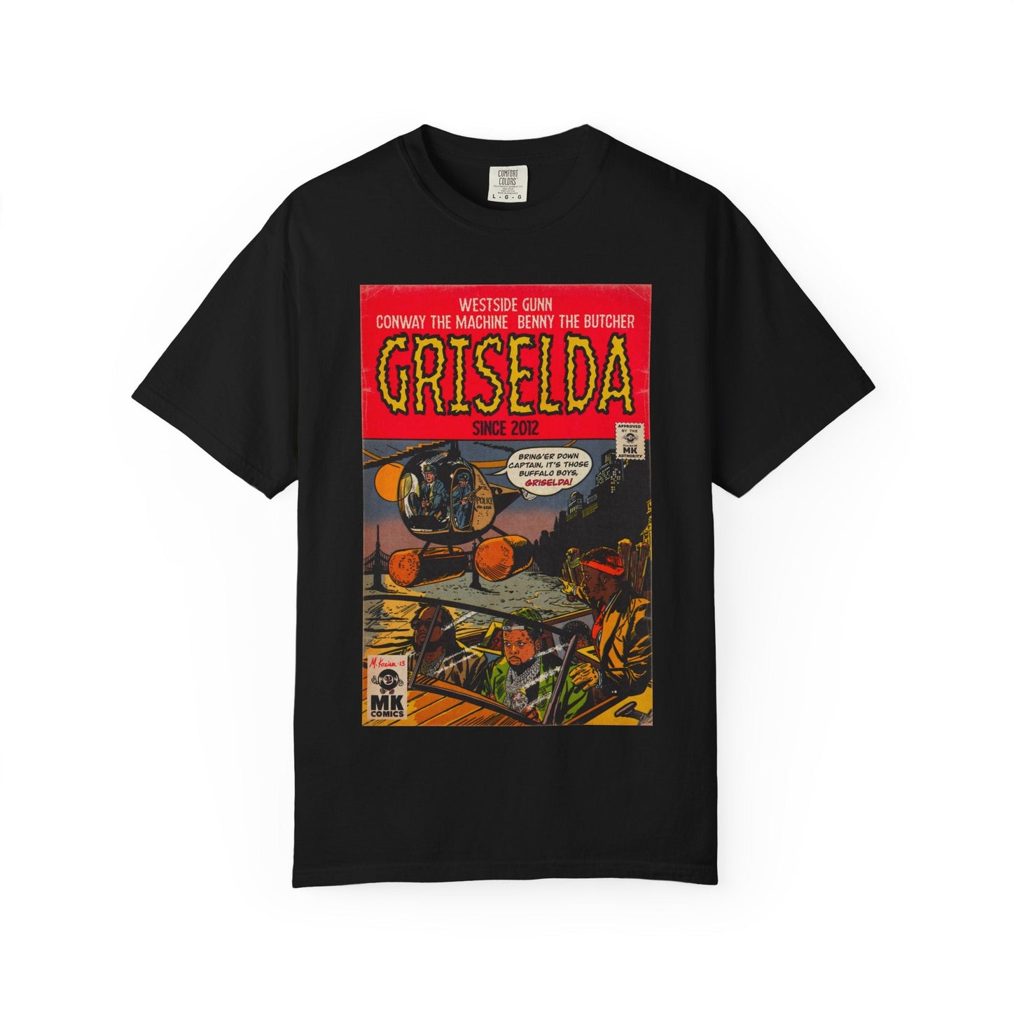Griselda - Comic Book Art - Unisex Garment-Dyed T-shirt