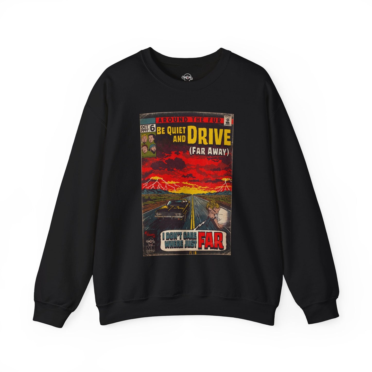 Be Quiet and Drive - Unisex Heavy Blendâ„¢ Crewneck Sweatshirt