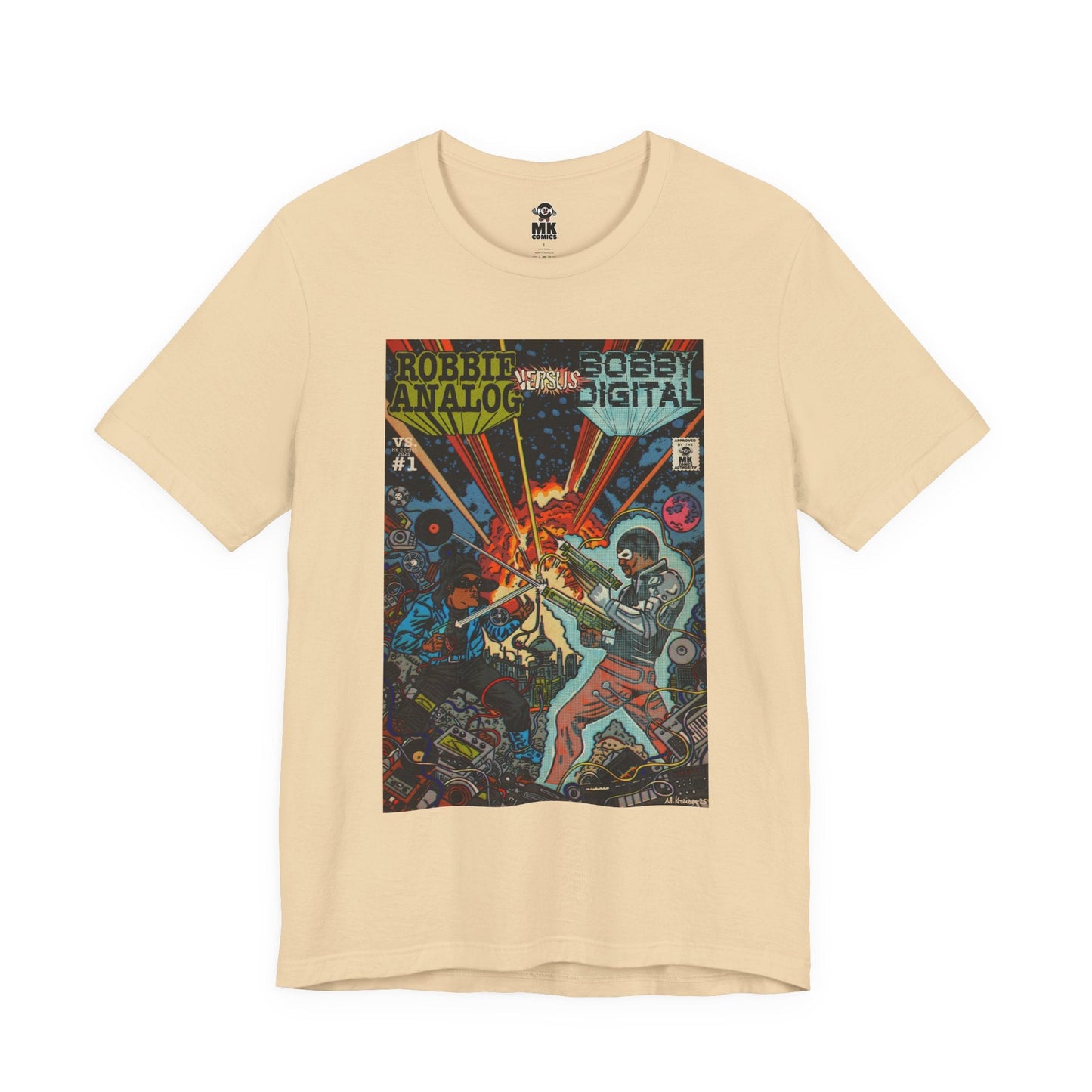 Analog vs. Digital - Unisex Jersey Short Sleeve Tee