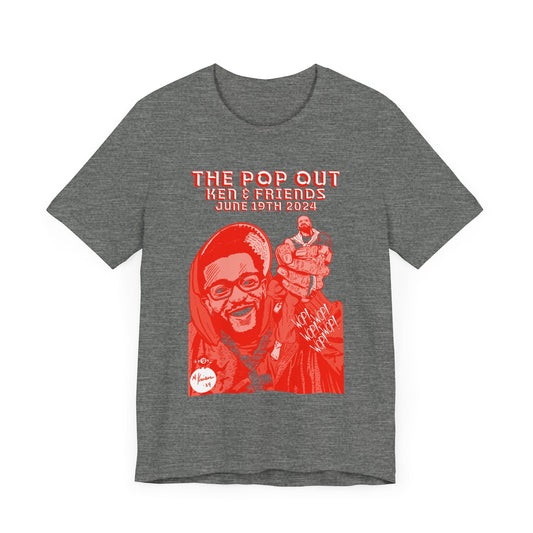 Pop out - RED VARIANT - Unisex Jersey Short Sleeve Tee