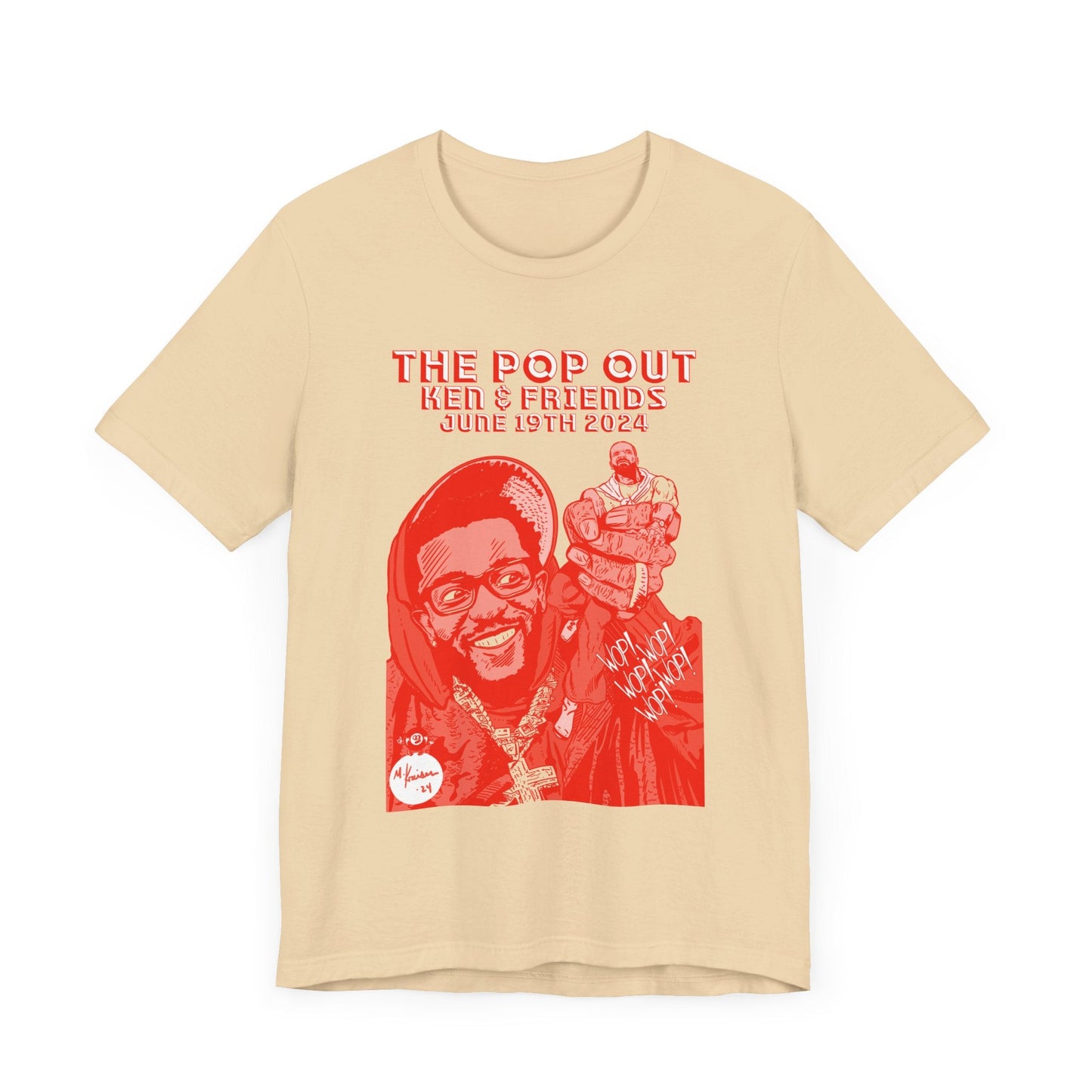 Pop out - RED VARIANT - Unisex Jersey Short Sleeve Tee