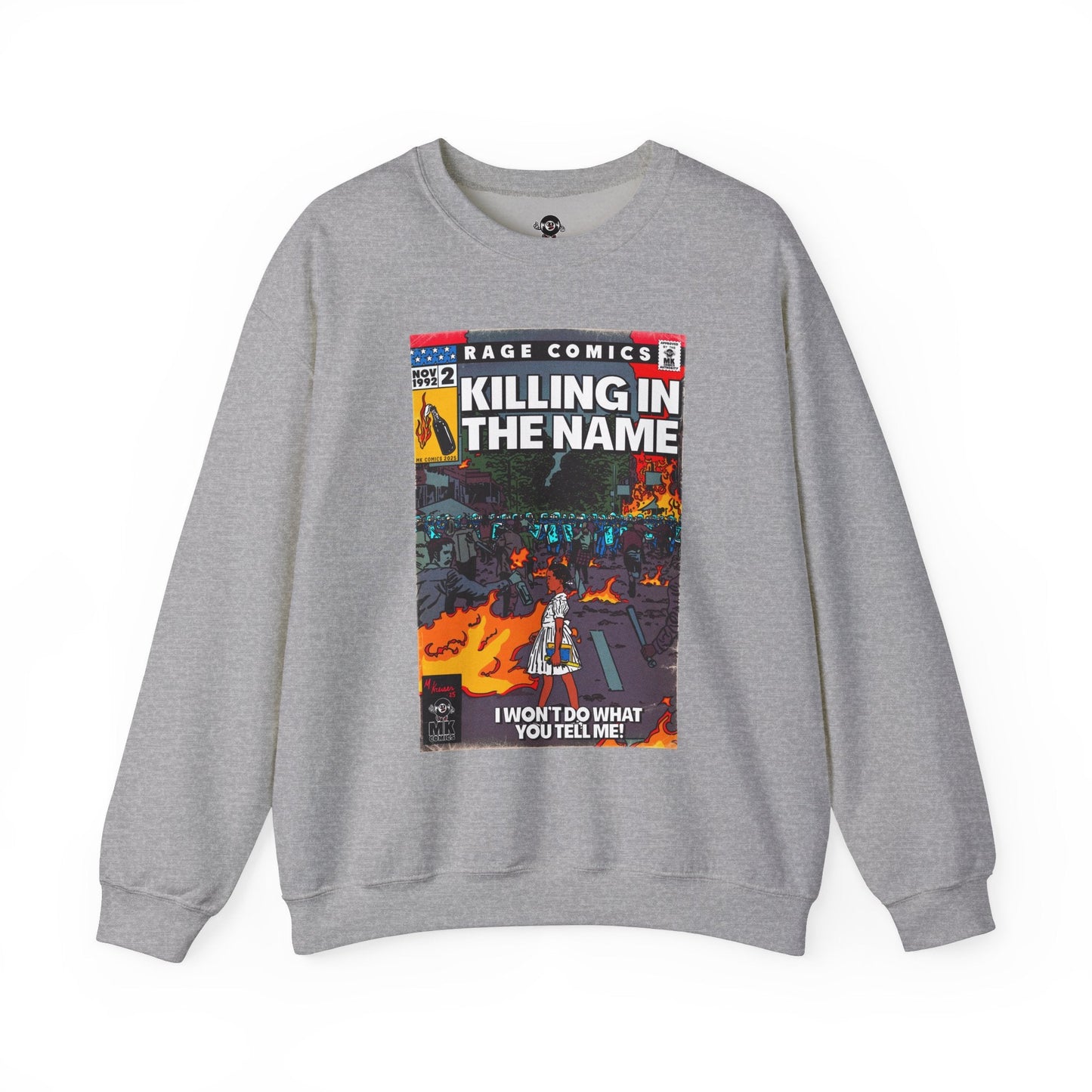 Rage - Killing In the Name - Unisex Heavy Blendâ„¢ Crewneck Sweatshirt