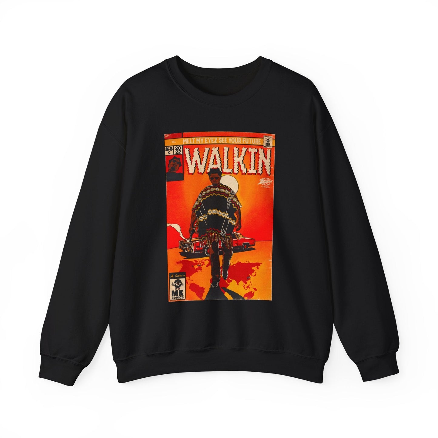 Walkin - Unisex Heavy Blendâ„¢ Crewneck Sweatshirt