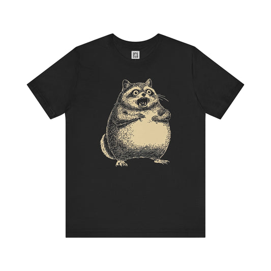 Charming Raccoon Graphic Tee Style003