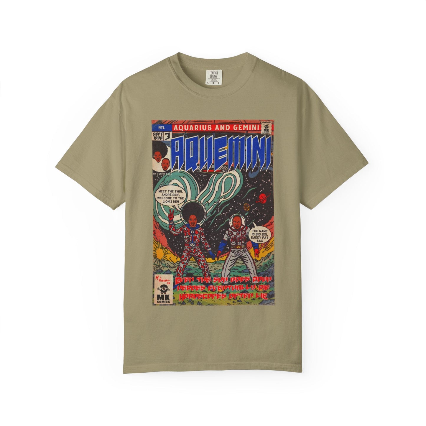 Aquemini - Comic Book Art - Unisex Comfort Colors T-shirt