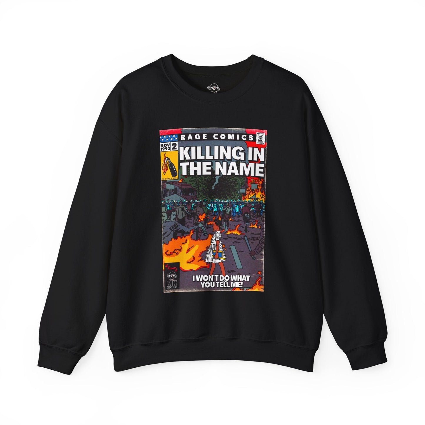 Rage - Killing In the Name - Unisex Heavy Blendâ„¢ Crewneck Sweatshirt