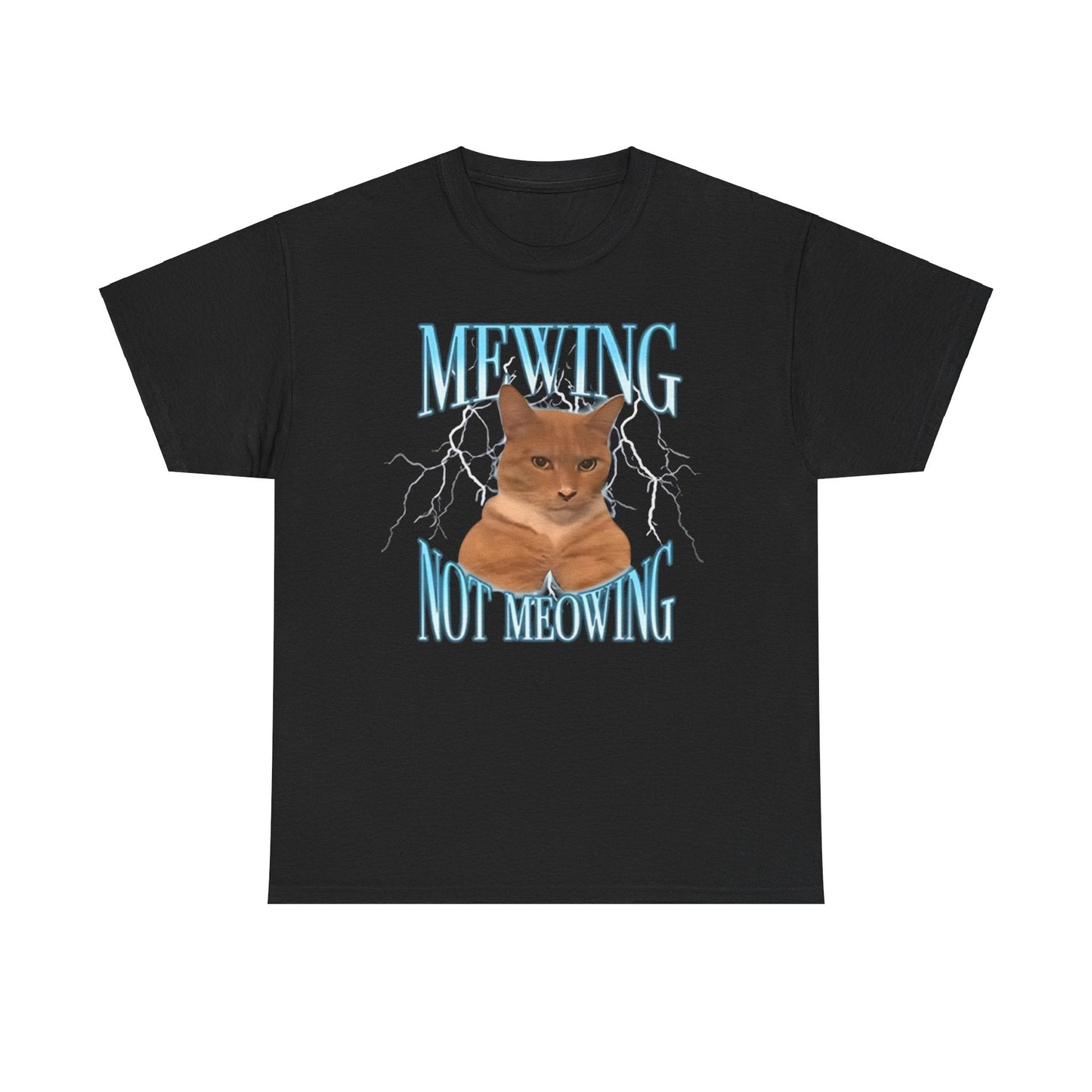 Mewing Not Meowing Funny Shirt