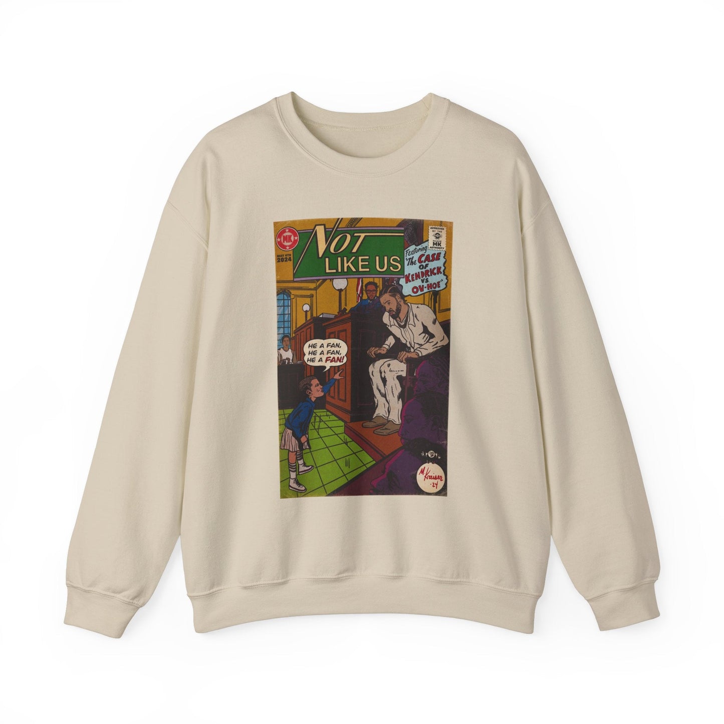 Not Like Us - Unisex Heavy Blendâ„¢ Crewneck Sweatshirt