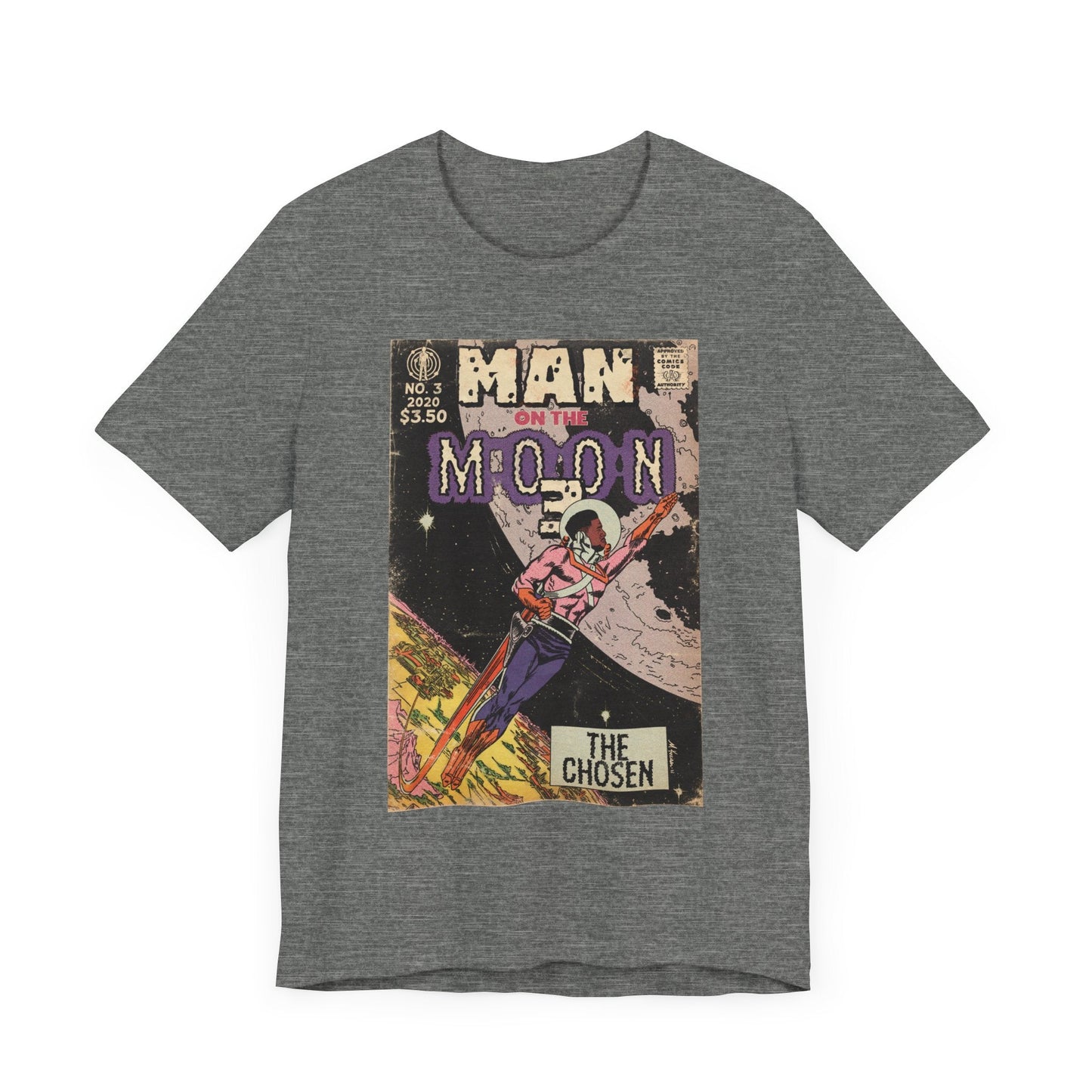 Man on the Moon 3 - Unisex Jersey T-Shirt