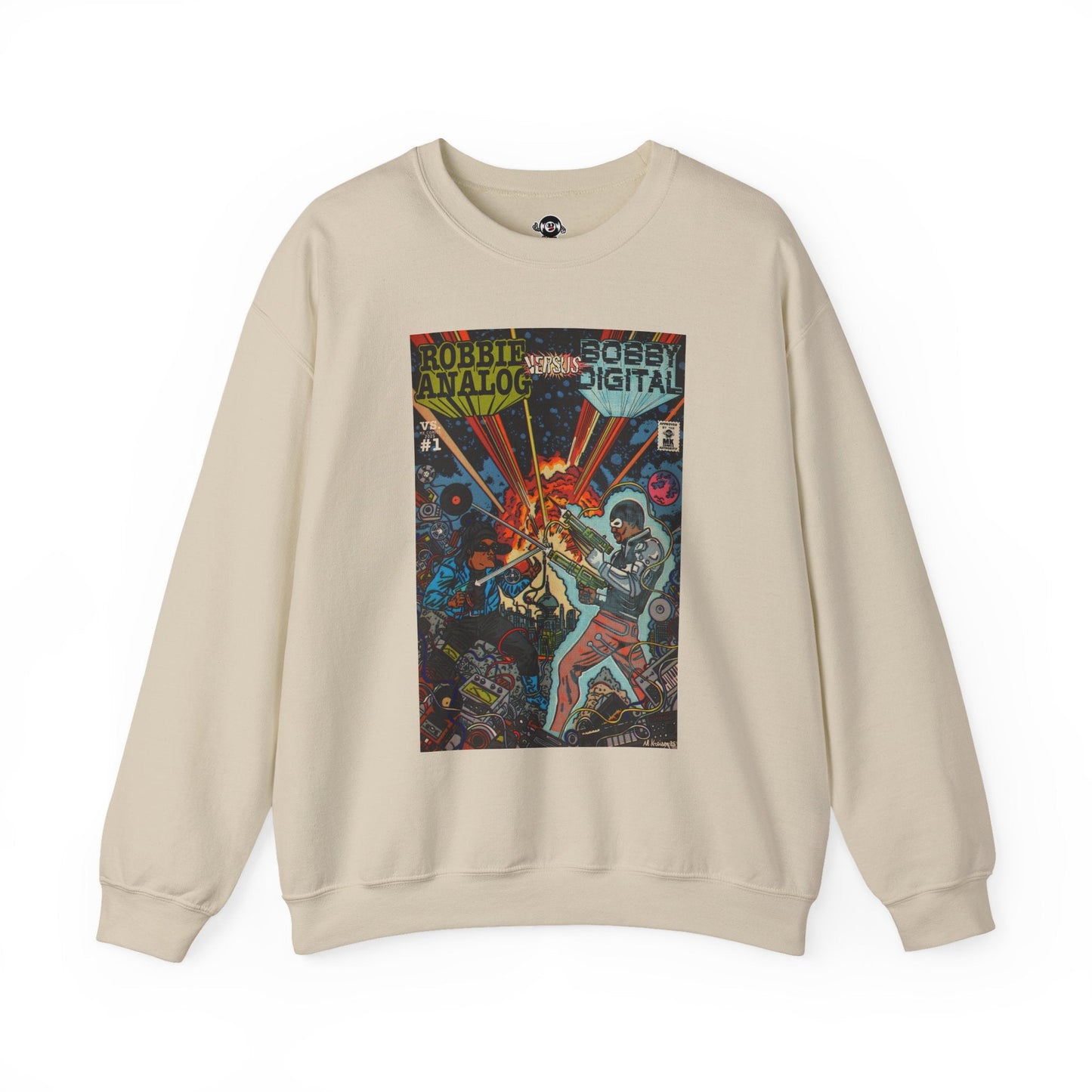 Analog vs. Digital - Unisex Heavy Blendâ„¢ Crewneck Sweatshirt