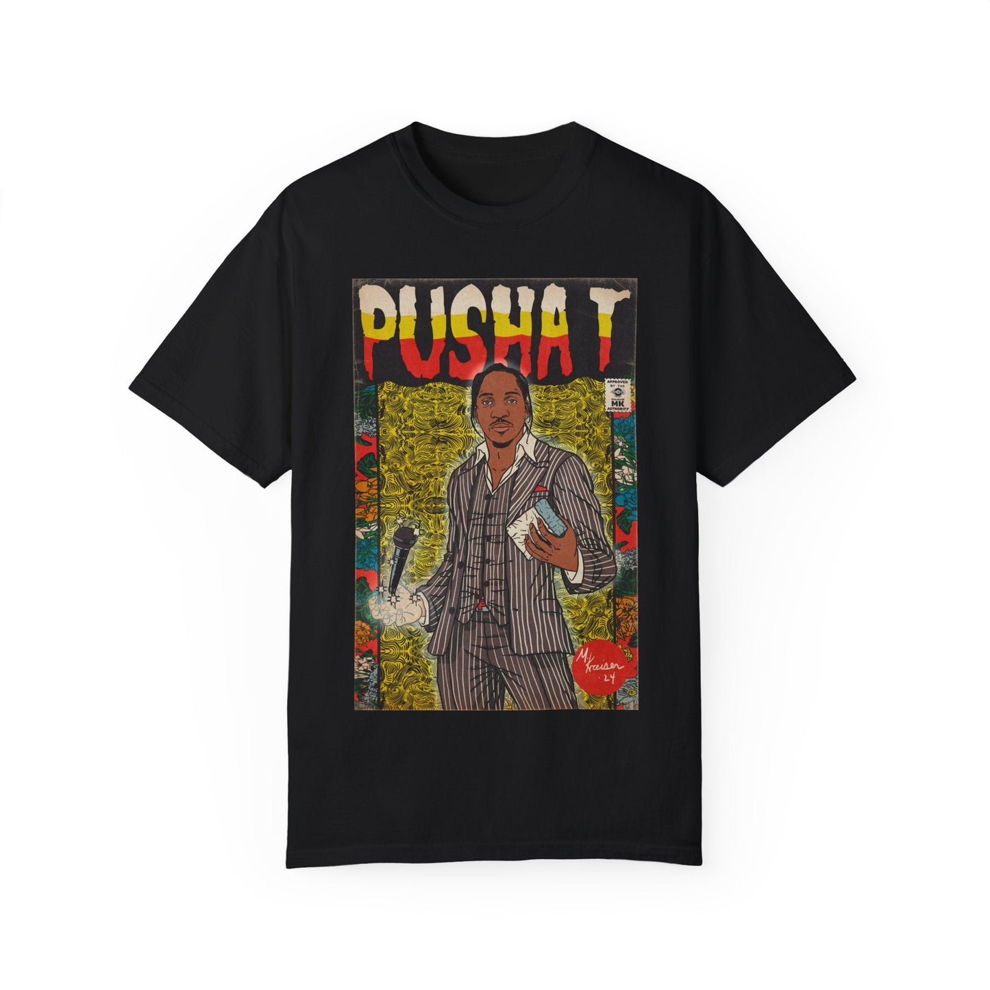 Push - Comic Book Art - Unisex Comfort Colors T-shirt