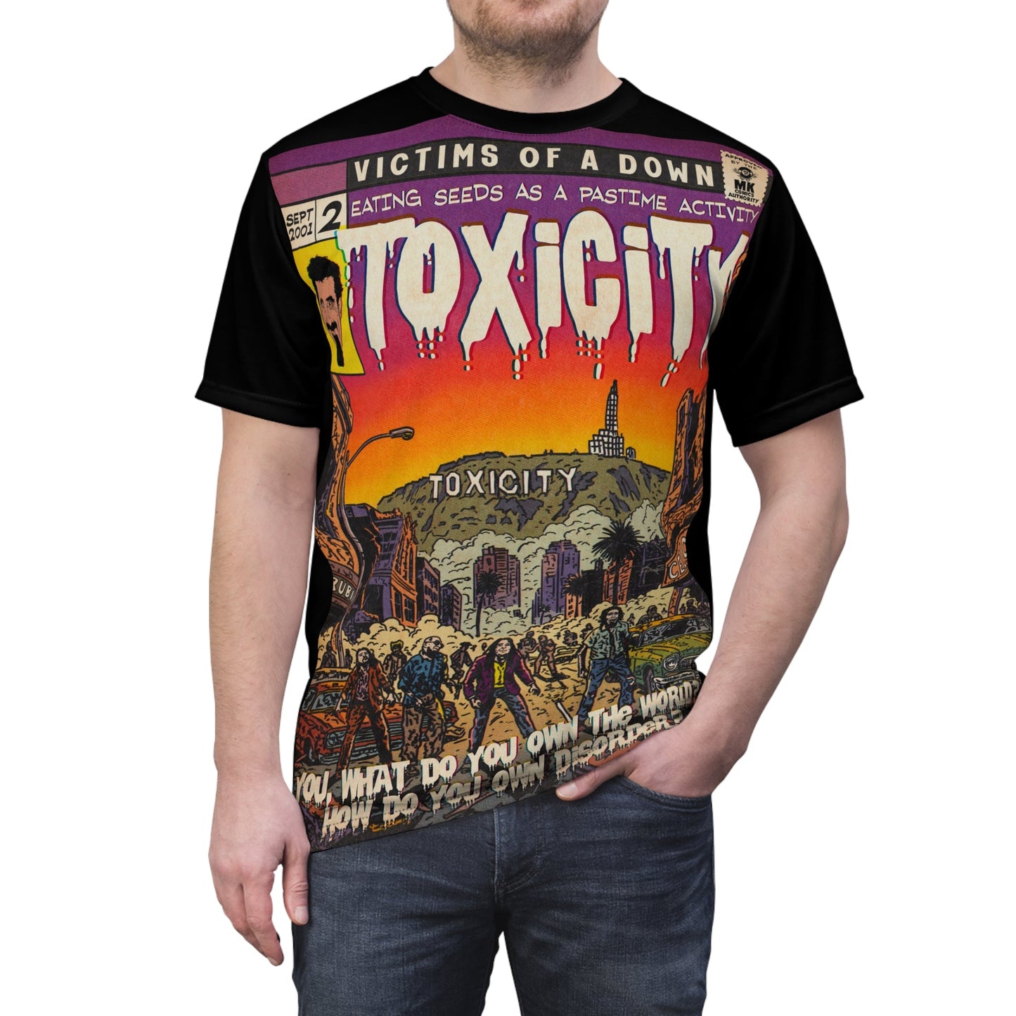 Toxicity - Unisex Cut & Sew Tee (AOP)