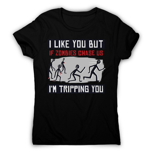 I like you but quote funny women's t-shirt