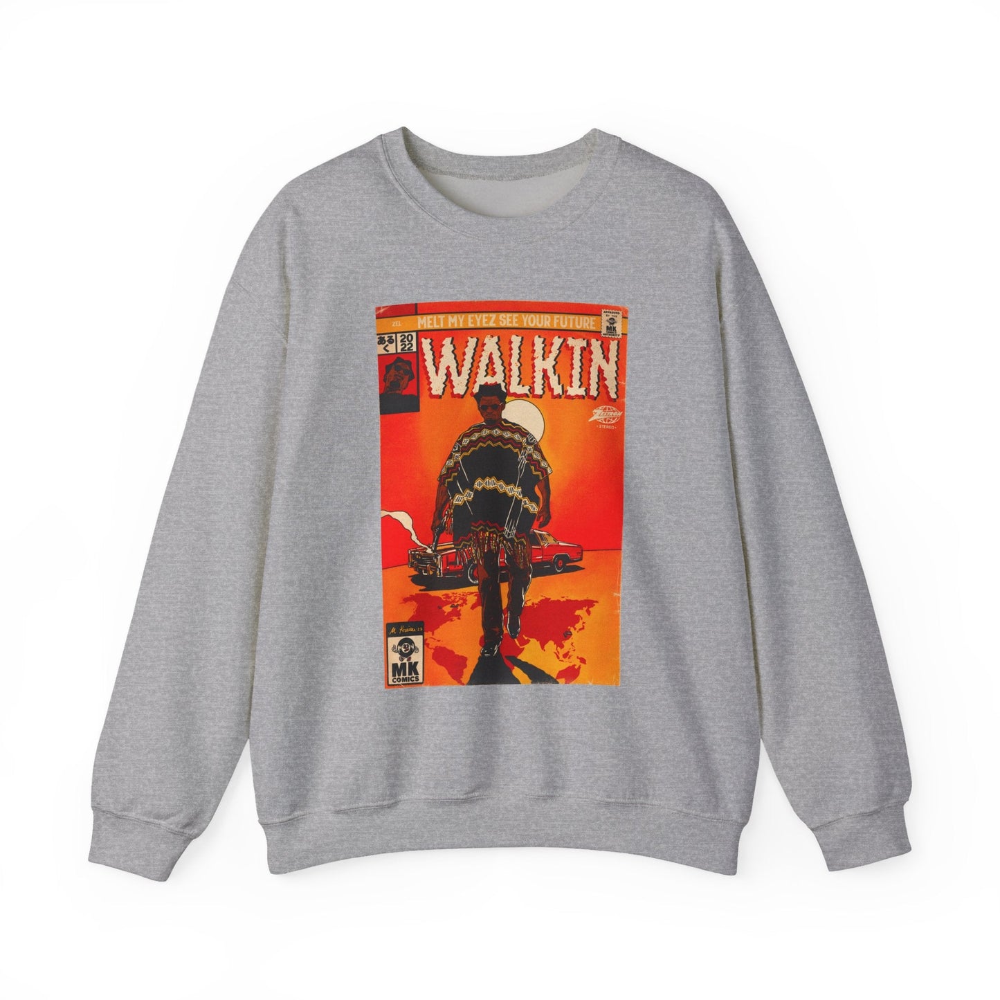 Walkin - Unisex Heavy Blendâ„¢ Crewneck Sweatshirt