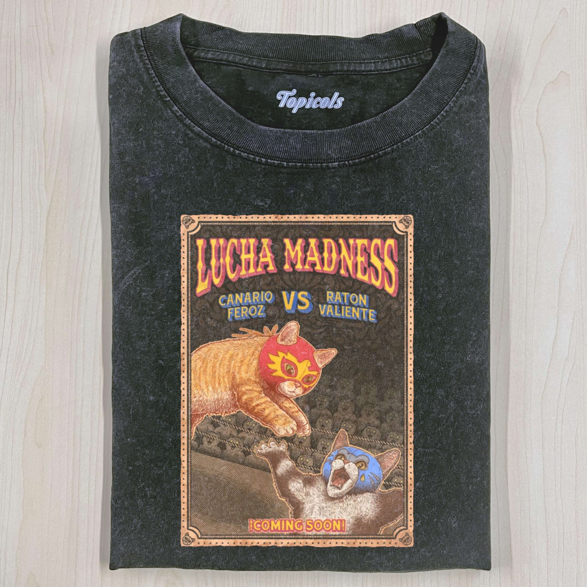 LUCHA MADNESS T-SHIRT - clothing by TeeHivey.com (Image 1)