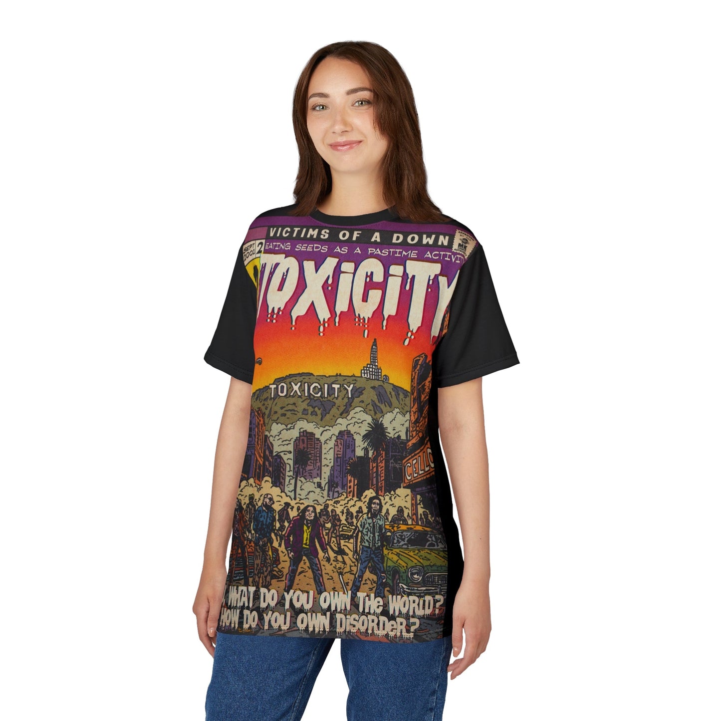 Toxicity - Unisex Cut & Sew Tee (AOP)