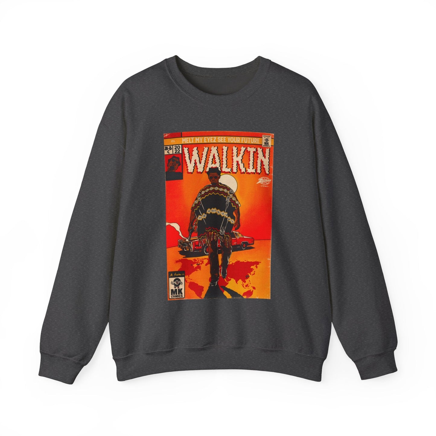 Walkin - Unisex Heavy Blendâ„¢ Crewneck Sweatshirt