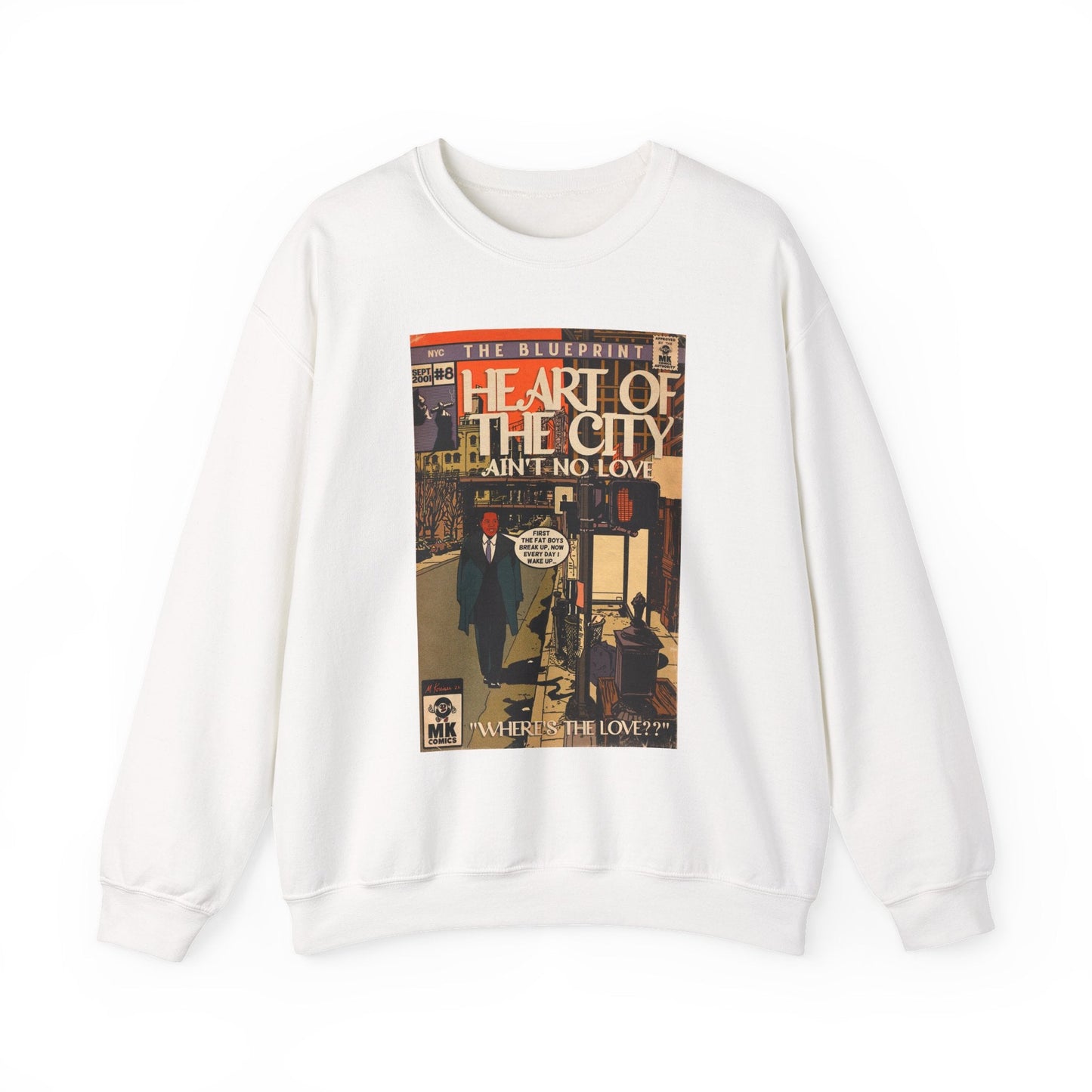 Heart of the City - Unisex Heavy Blendâ„¢ Crewneck Sweatshirt