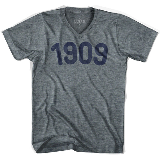 1909 Year Celebration Adult Tri-Blend V-neck Womens T-shirt