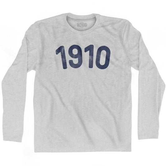 1910 Year Celebration Adult Cotton Long Sleeve T-shirt