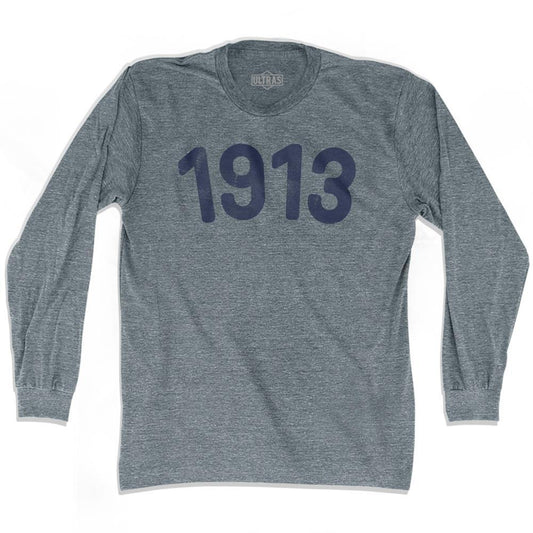 1913 Year Celebration Adult Tri-Blend Long Sleeve T-shirt
