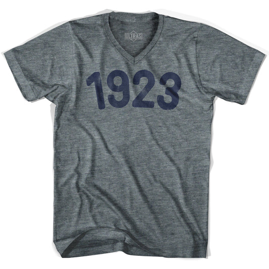 1923 Year Celebration Adult Tri-Blend V-neck Womens T-shirt